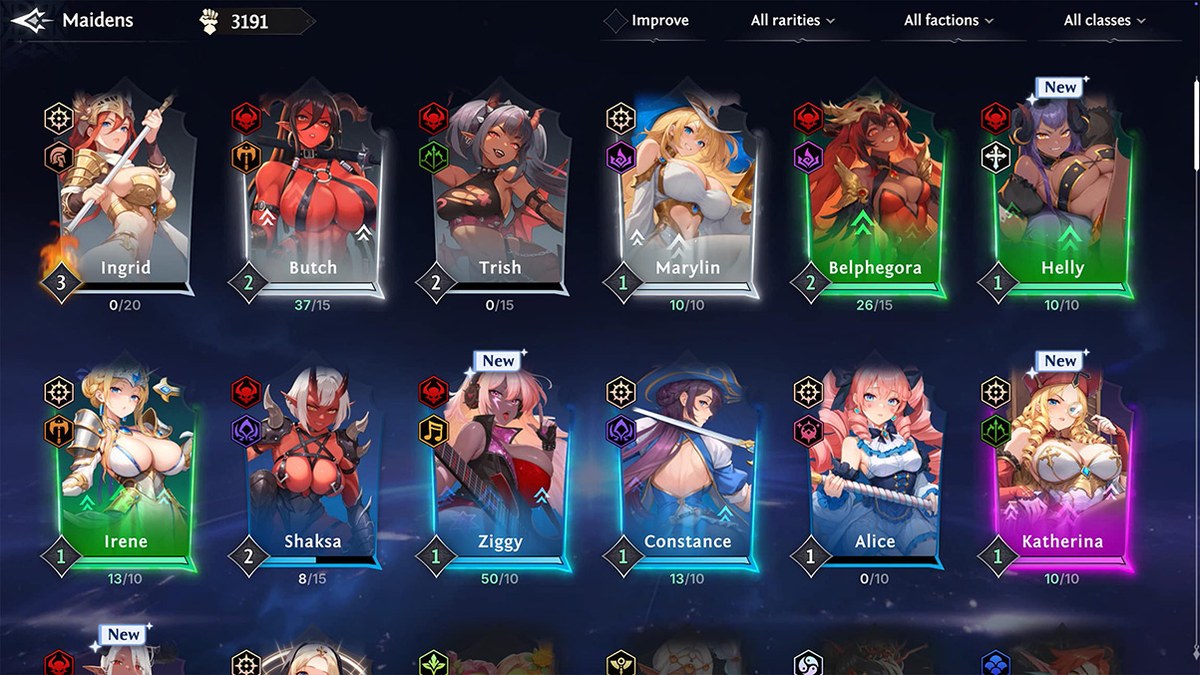 Everlusting Life – maiden collection roster